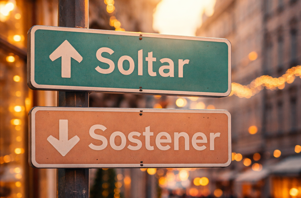SOLTAR O SOSTENER